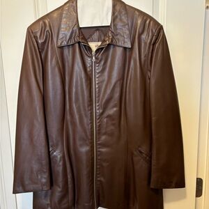 Por Santa Maria leather jacket